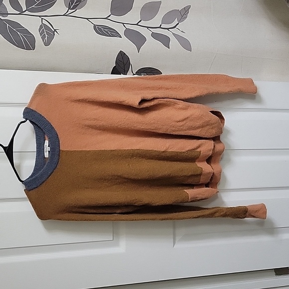 Madewell Sweaters - Madewell Colorblock Alpaca/Wool Blend Sweater